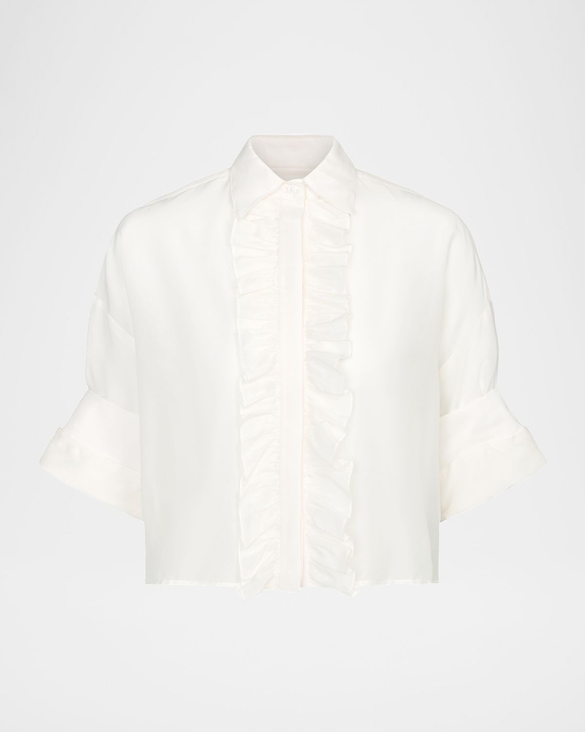 TWP Next Ex Cotton-Silk Ruffle Shirt | Thumbnail 6 TWP Next Ex Cotton-Silk Ruffle Shirt | Thumbnail 6