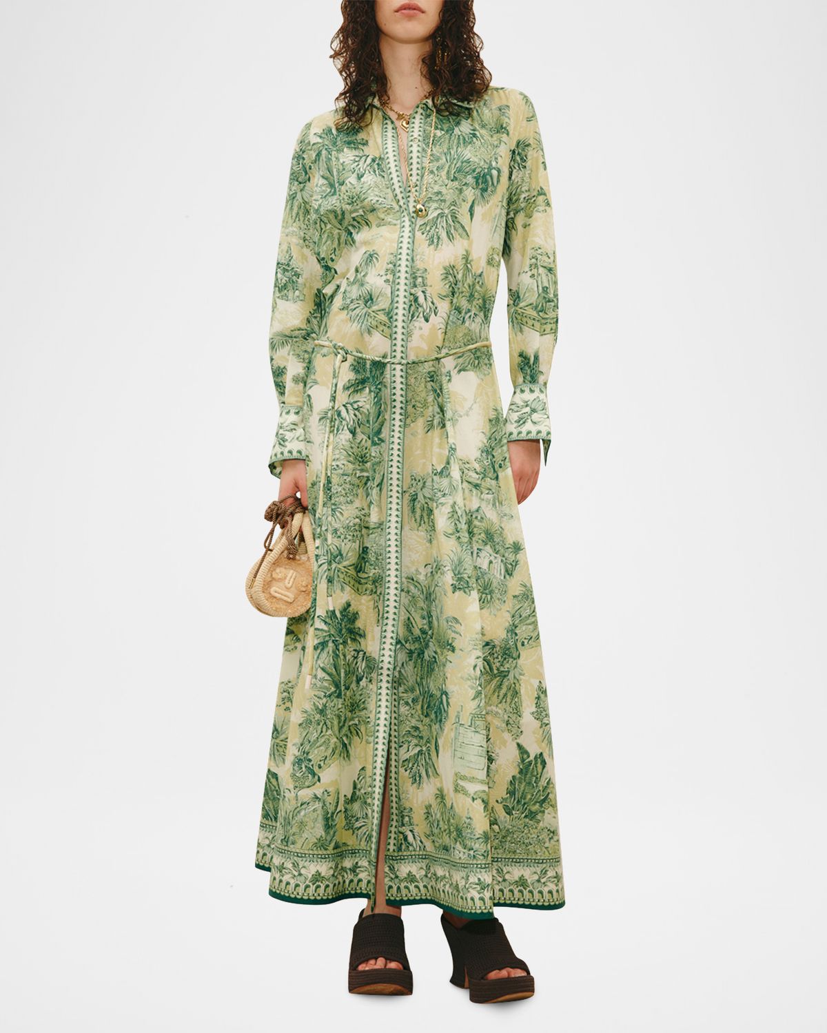 ALEMAIS Sara Maxi Shirtdress