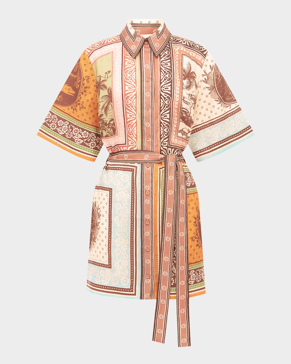 ALEMAIS Alberta Mini Shirtdress