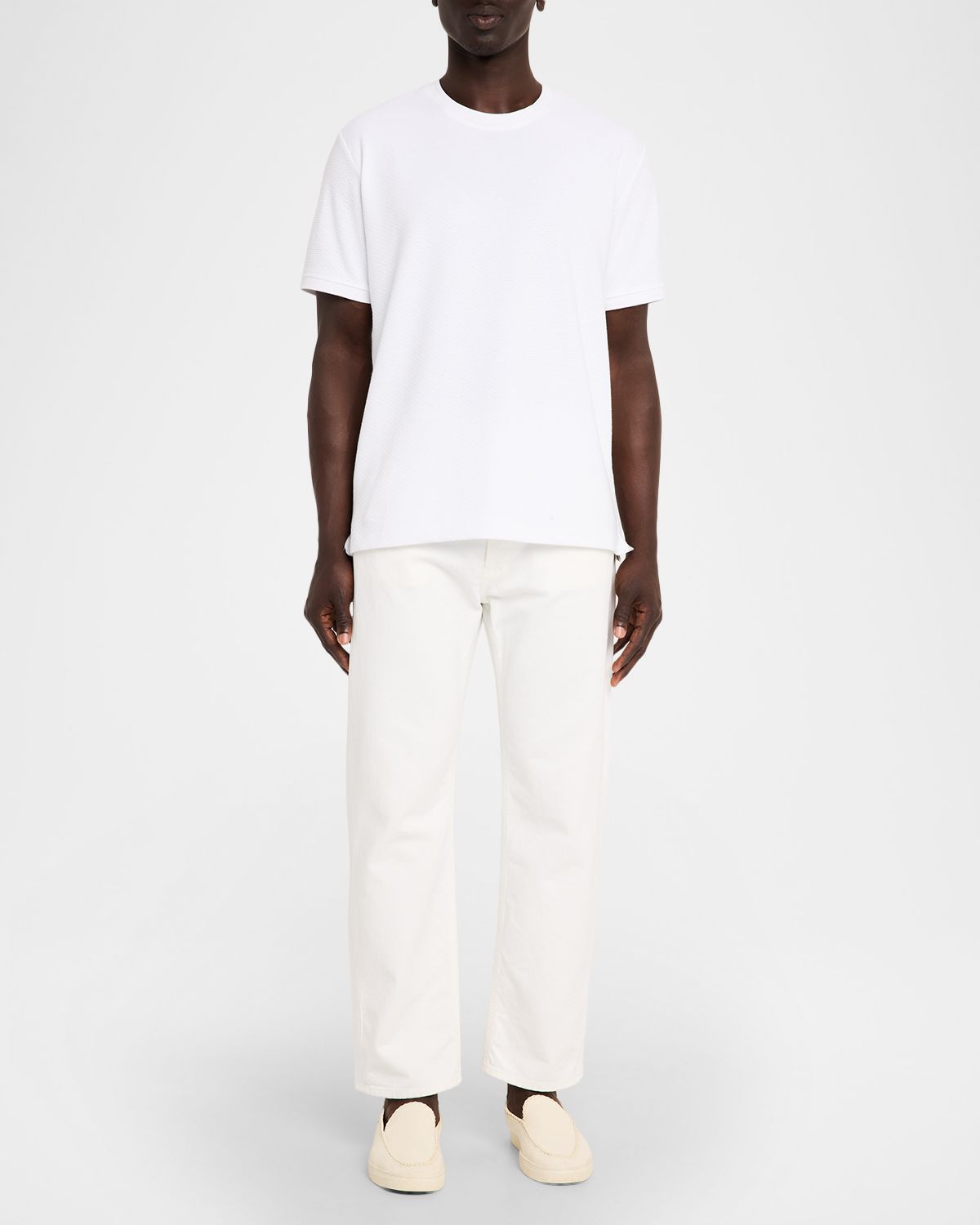 Robert Graham Men 's Dawley Textured Knit Crewneck T-Shirt