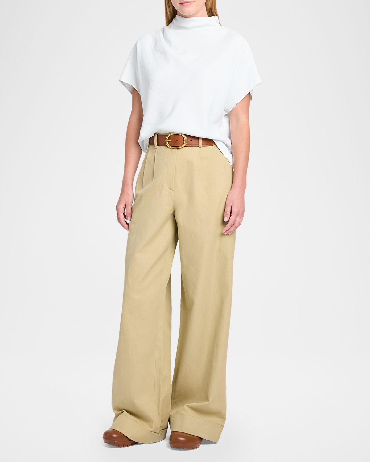 TWP Draped Mock-Neck Tee | Thumbnail 5 TWP Draped Mock-Neck Tee | Thumbnail 5