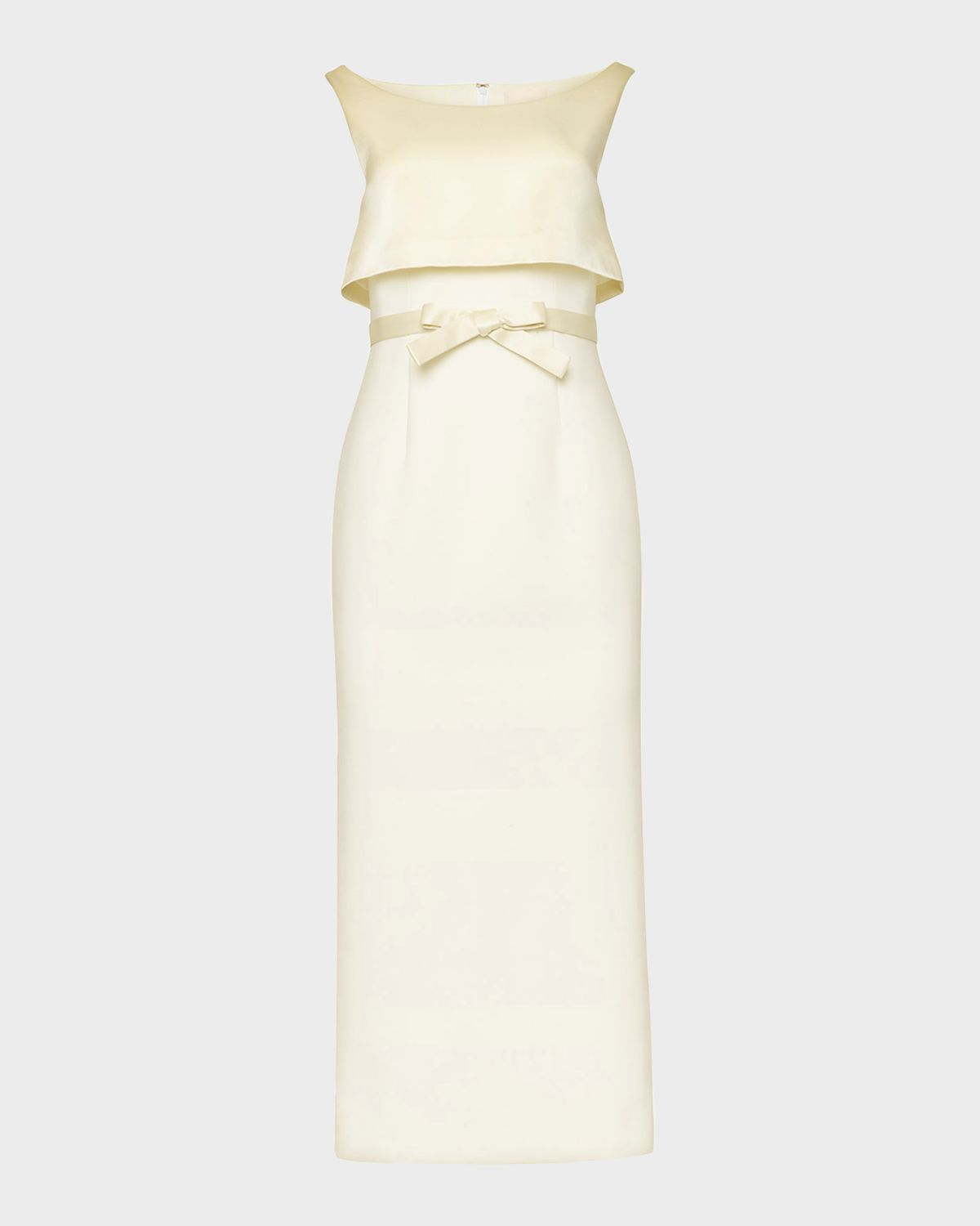 Cinq a Sept Mila Satin Bow Dress | Thumbnail 4