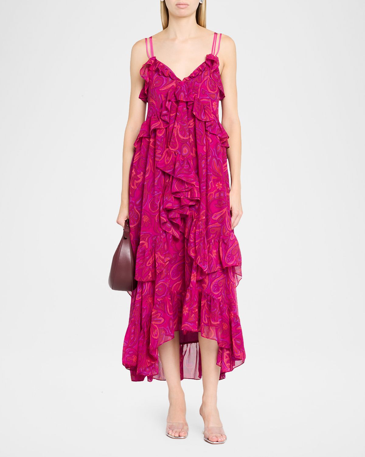 Cinq a Sept Anahi Ruffled Paisley Bloom Maxi Dress | Thumbnail 5 Cinq a Sept Anahi Ruffled Paisley Bloom Maxi Dress | Thumbnail 5