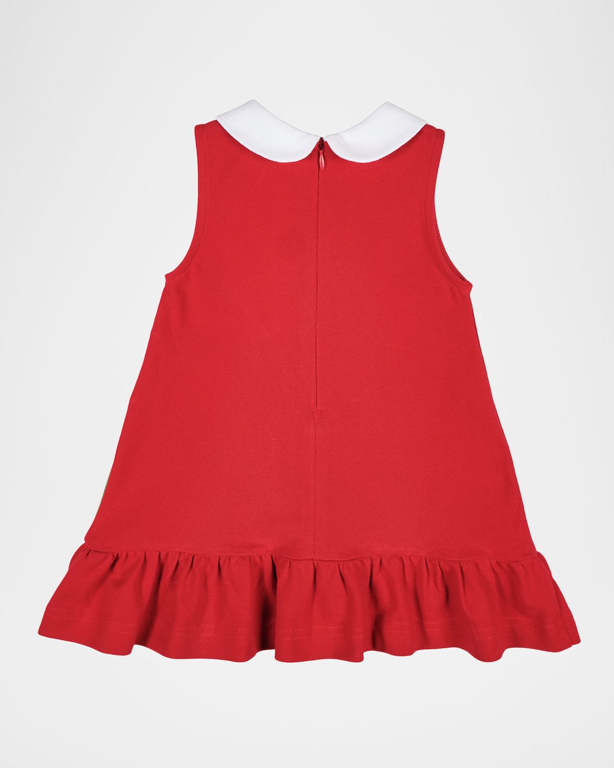 Florence Eiseman Girl 's Knit Dress with Flower Motif, Size 12M-6