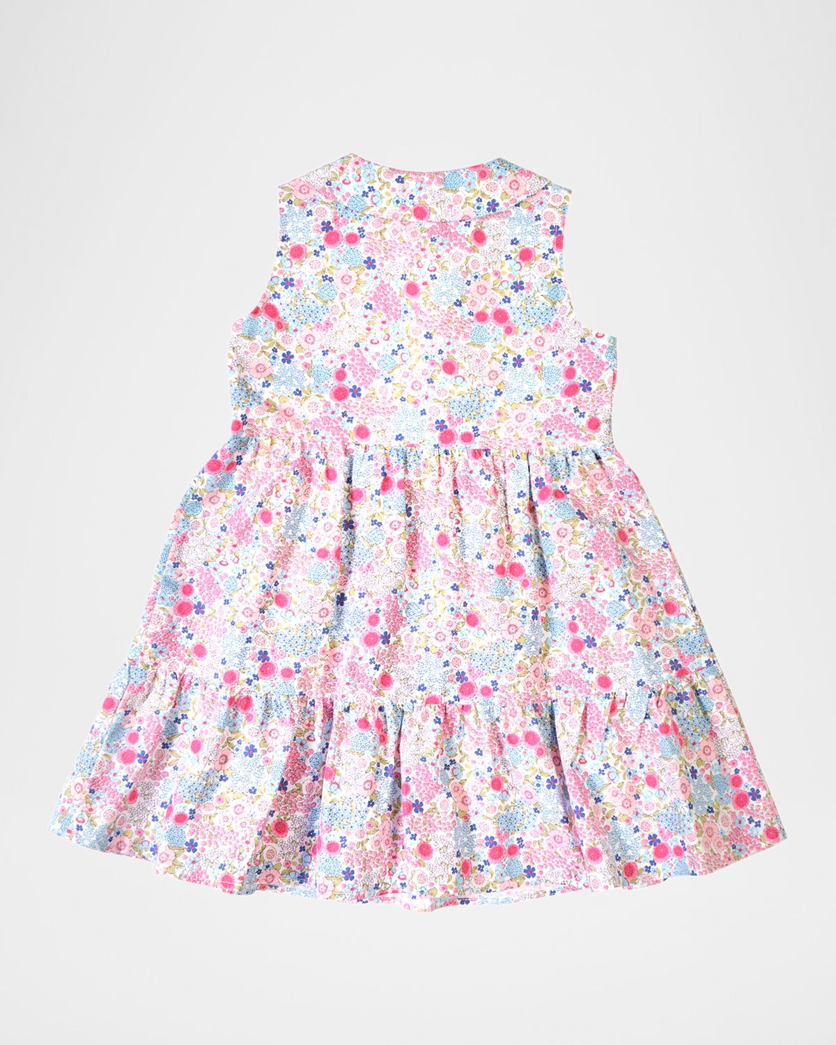 Florence Eiseman Girl 's Sleeveless Floral-Print Cotton Dress, Size 2-6