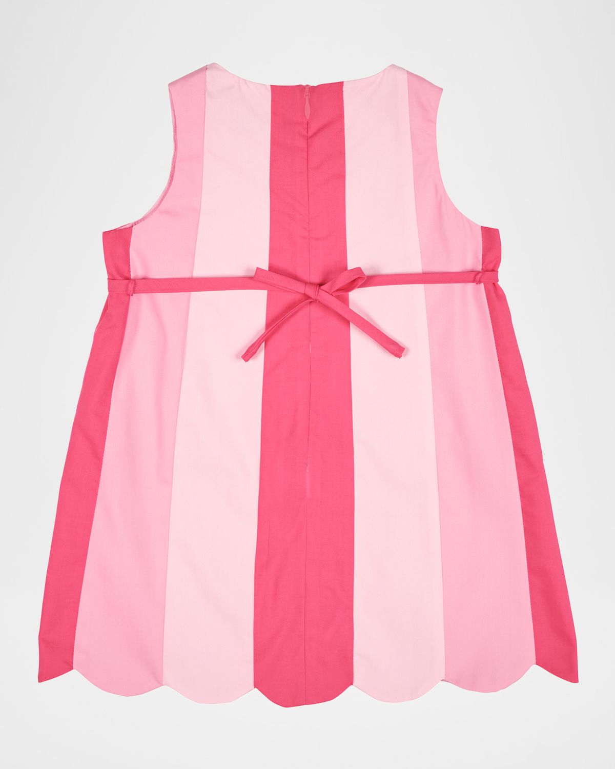 Florence Eiseman Girl 's Sleeveless Poplin Panel Dress, Size 12M-6