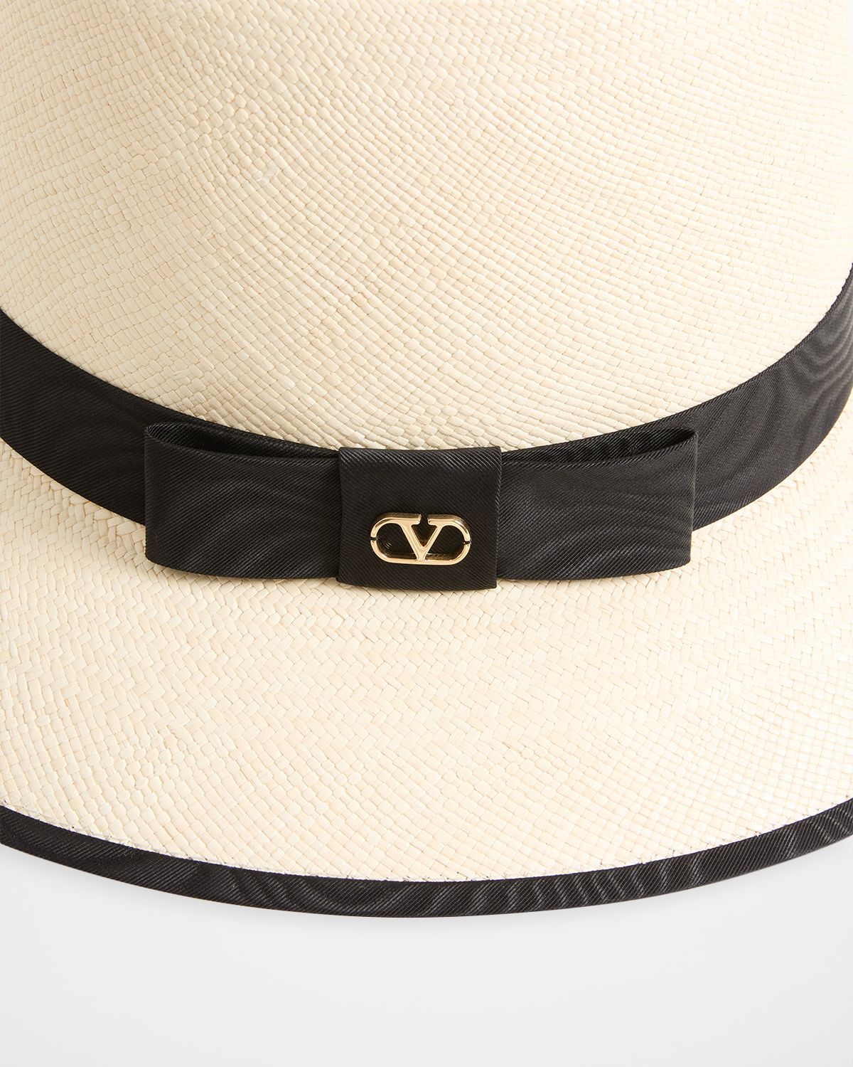 Valentino Garavani VLOGO Straw Fedora