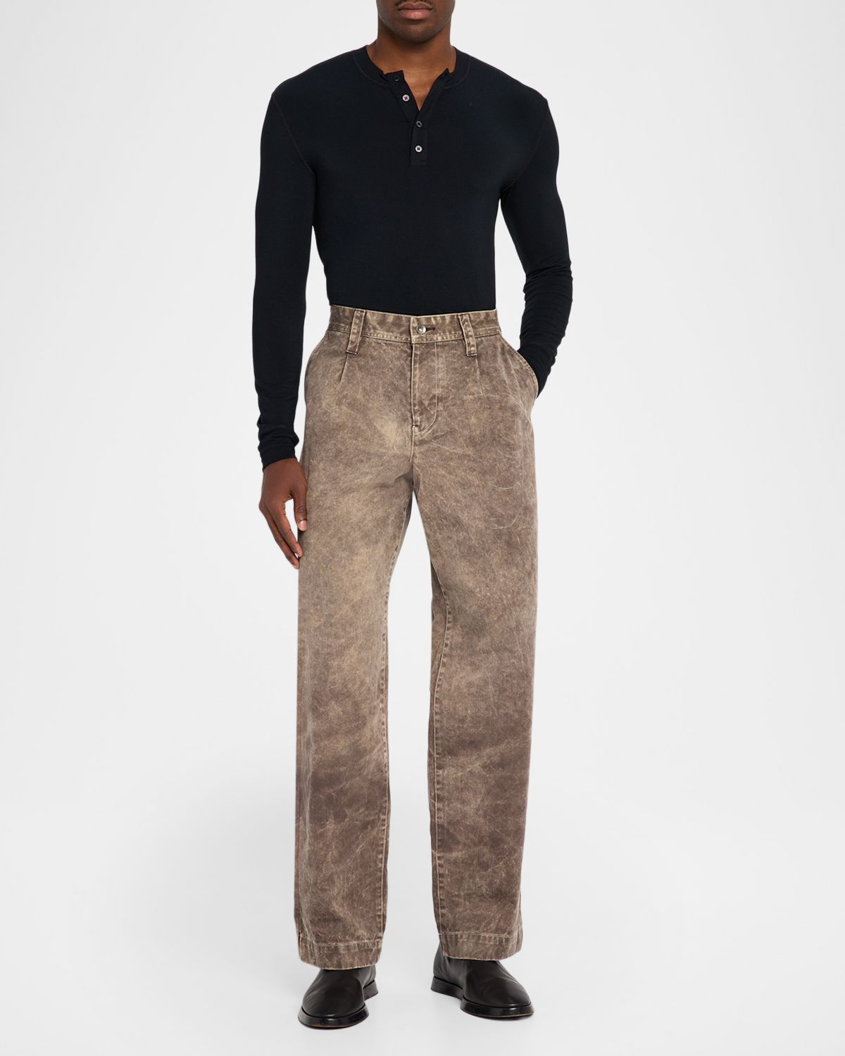IM MEN Men 's Elements Straight Pants