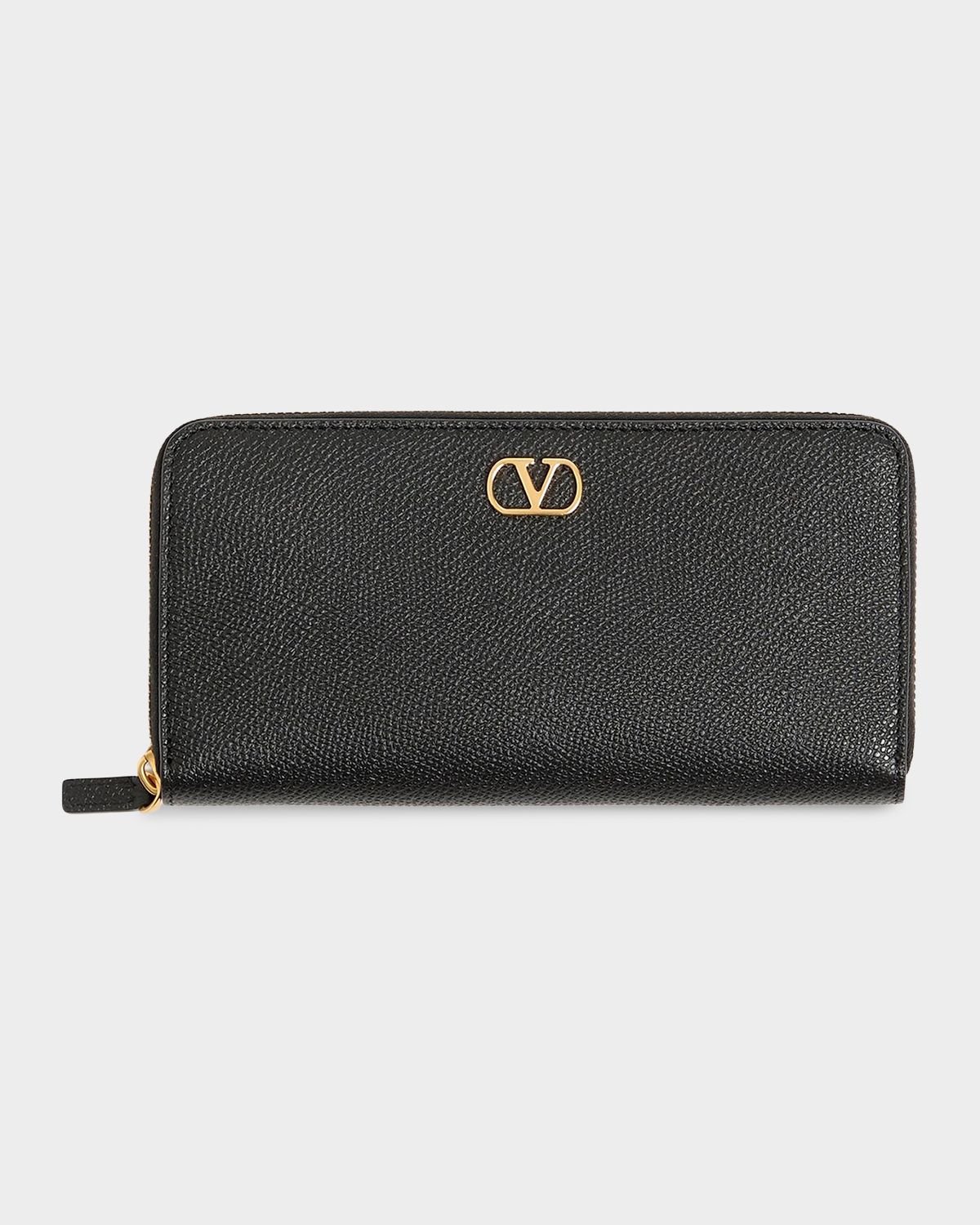 Valentino Garavani V-Logo Signature Leather Long Wallet | Thumbnail 6