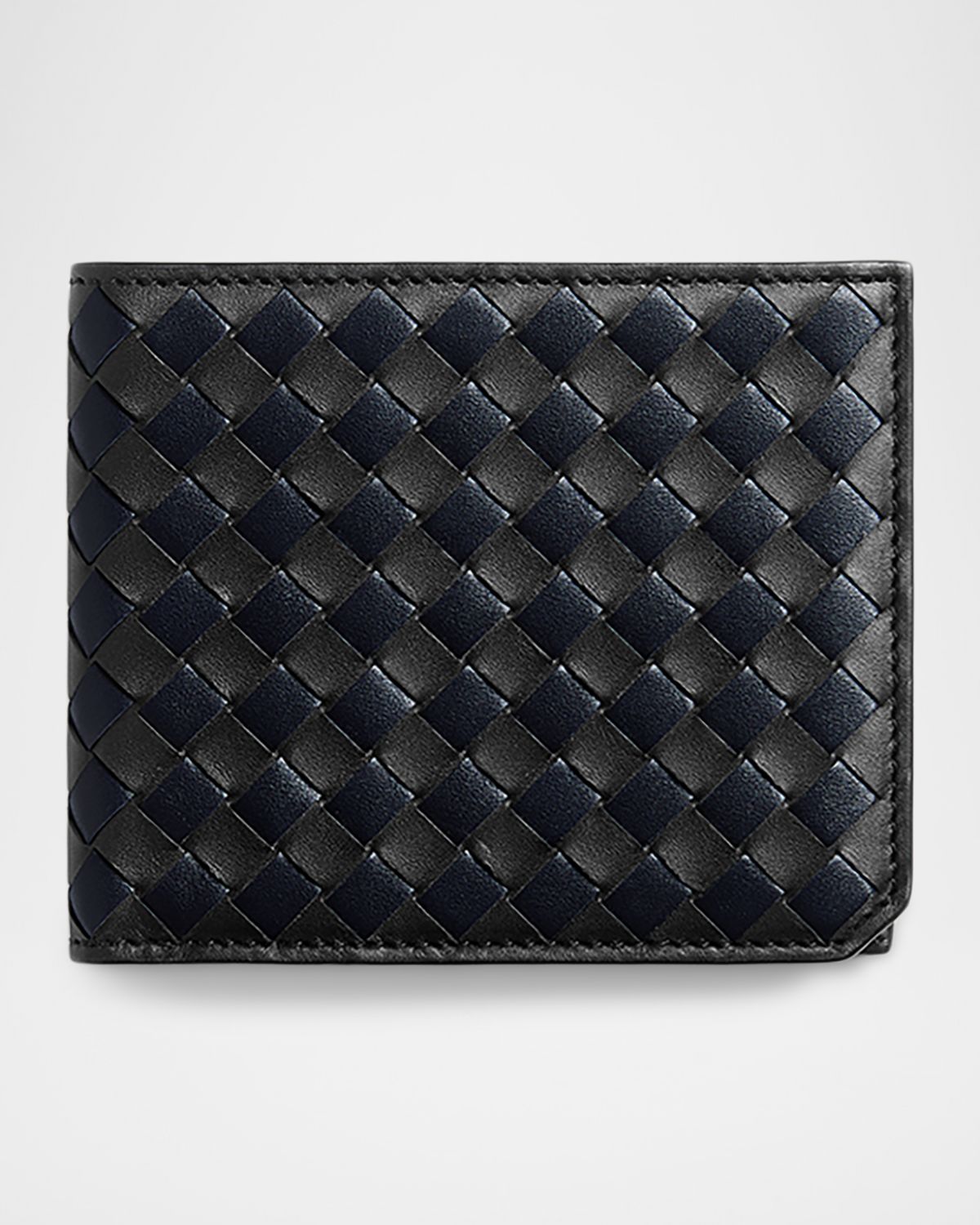 Bottega Veneta Men 's Intrecciato Piccolo Leather Bi-Fold Wallet
