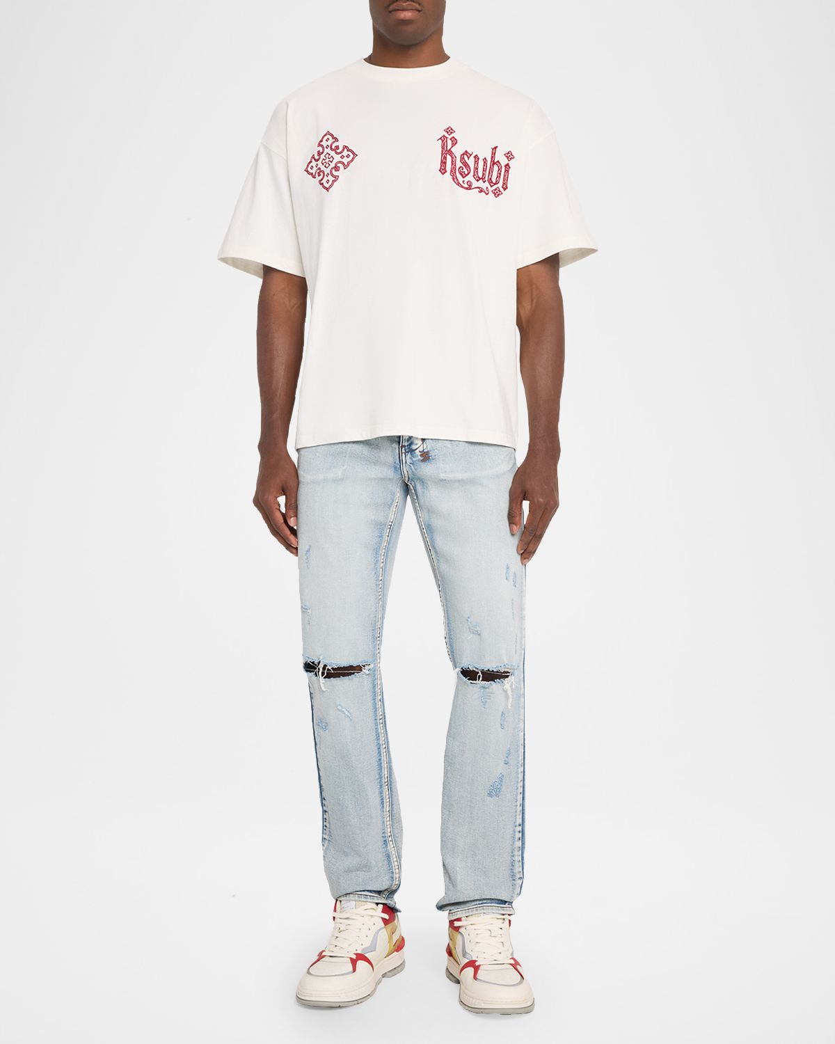 Ksubi Men 's Paise Ekcess Graphic Cotton T-Shirt | Thumbnail 5 Ksubi Men 's Paise Ekcess Graphic Cotton T-Shirt | Thumbnail 5