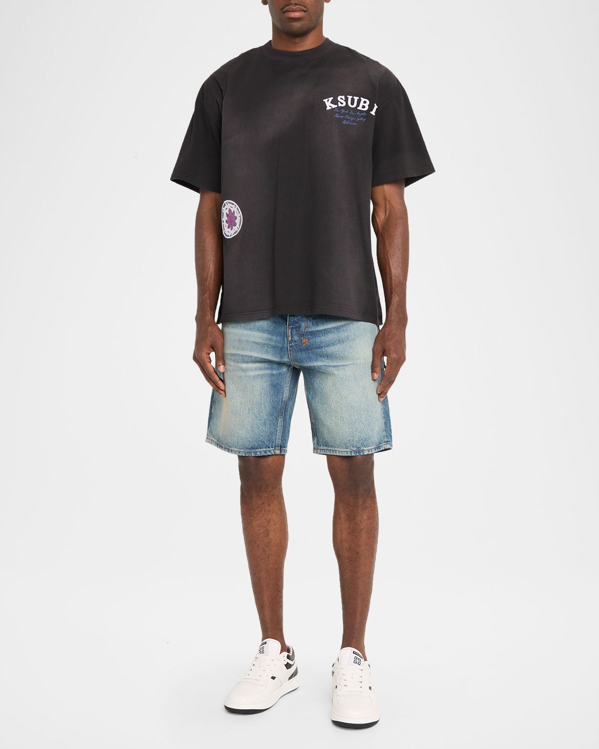 Ksubi Men 's Genesis Ekcess Logo-Embroidered Cotton T-shirt | Thumbnail 5 Ksubi Men 's Genesis Ekcess Logo-Embroidered Cotton T-shirt | Thumbnail 5