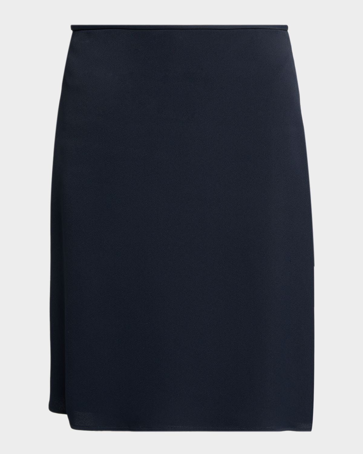Jil Sander Viscose Knee-Length Bias Skirt