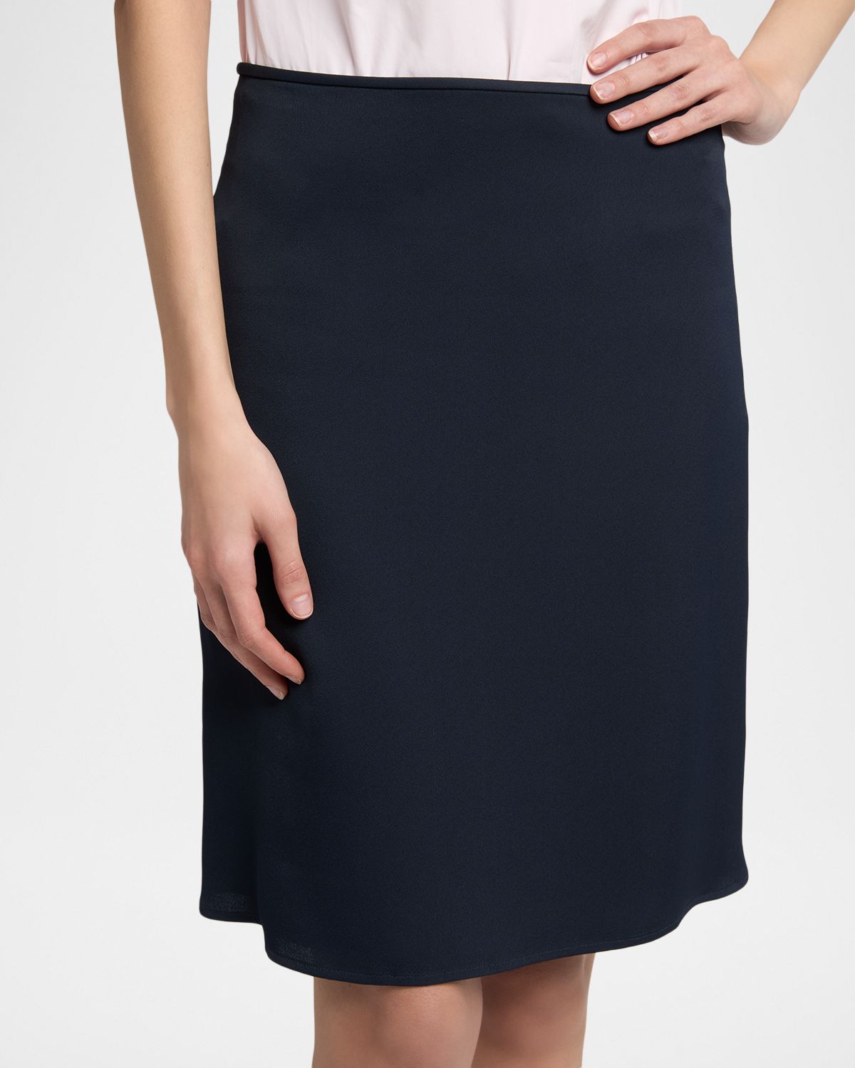 Jil Sander Viscose Knee-Length Bias Skirt | Thumbnail 5