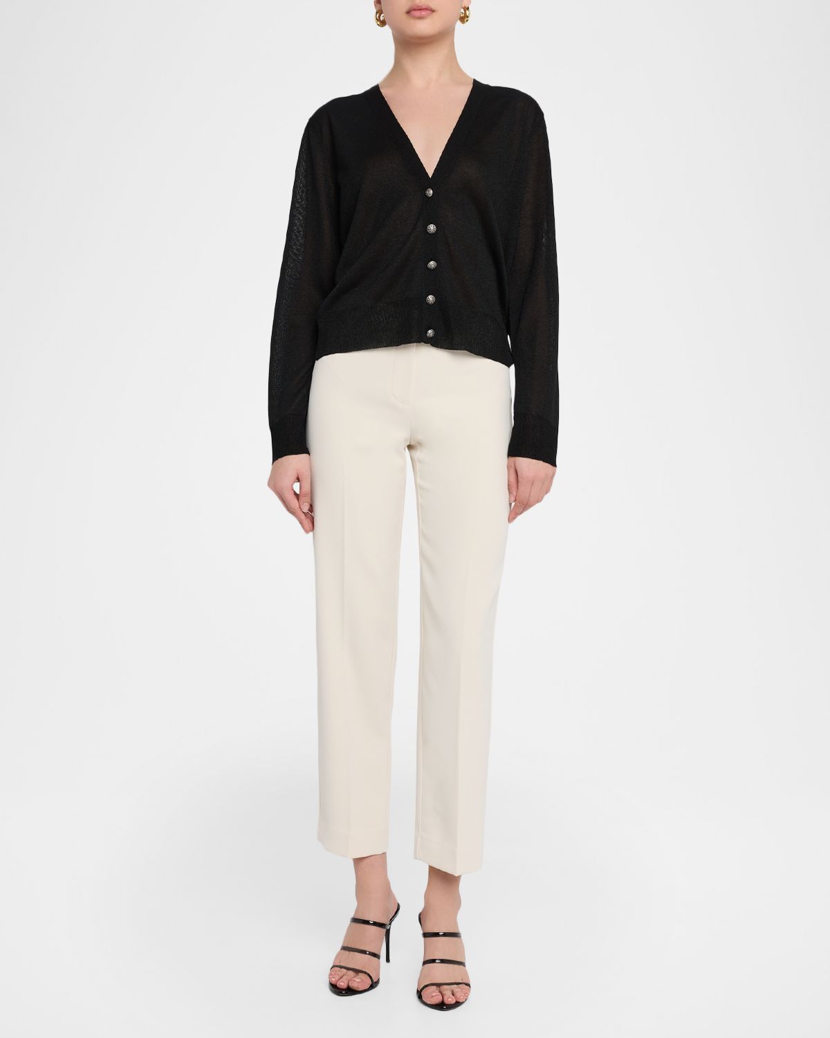 Kobi Halperin Gloria Cropped Slim-Leg Pants
