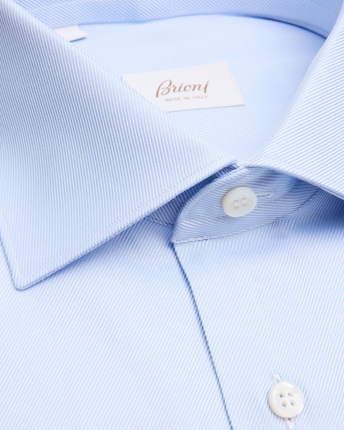 Brioni Men 's Micro-Stripe Silk Dress Shirt