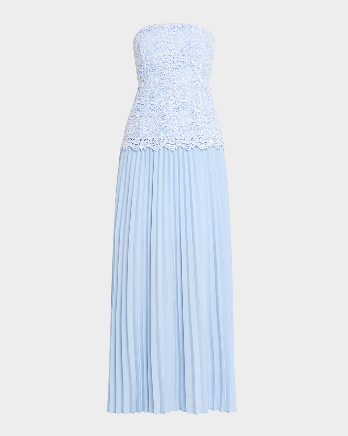 Generation Love Cody Pleated Lace Strapless Dress