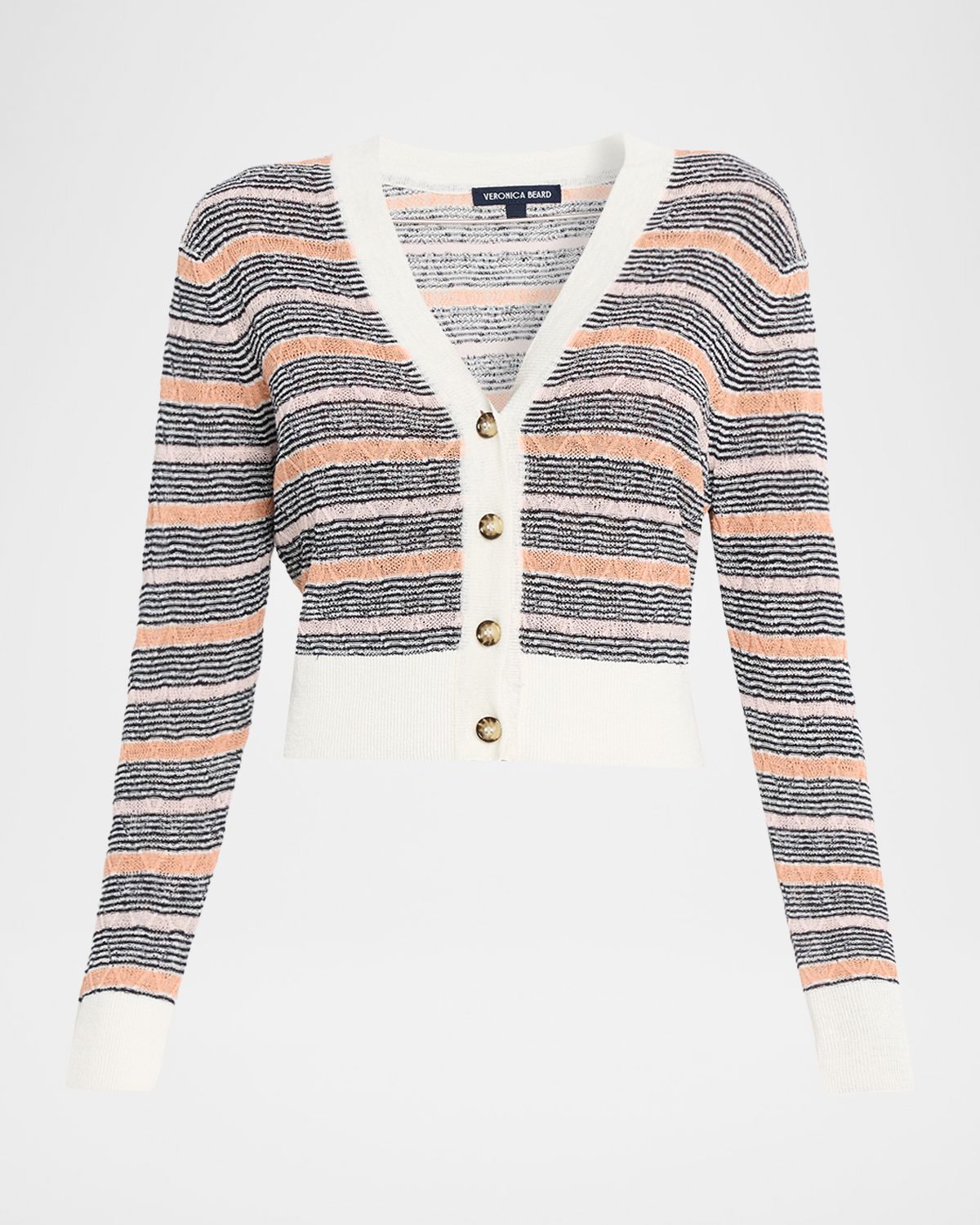 Veronica Beard Ingraham Stripe Cardigan