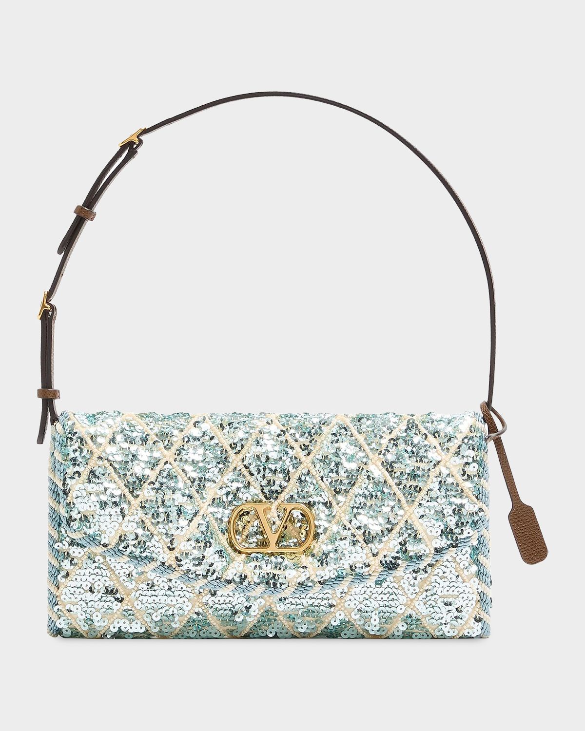 Valentino Garavani Devain Small Sequined Shoulder Bag | Thumbnail 6 Valentino Garavani Devain Small Sequined Shoulder Bag | Thumbnail 6