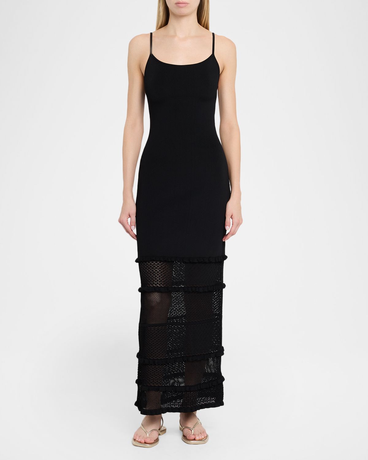 Solid and Striped The Gabrielle Pointelle Maxi Dress | Thumbnail 5 Solid and Striped The Gabrielle Pointelle Maxi Dress | Thumbnail 5