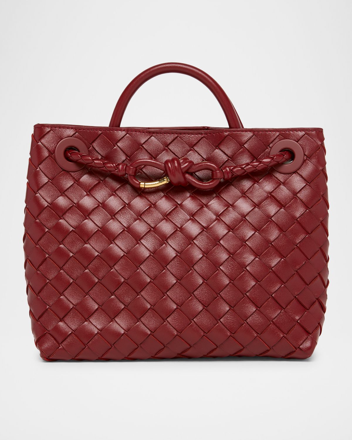 Bottega Veneta Andiamo Small Leather Tote Bag