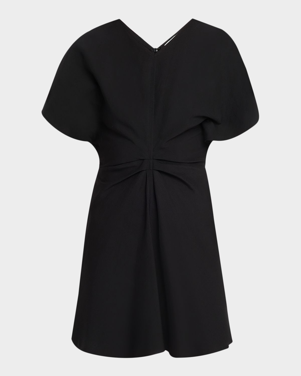 A.L.C. Leni Short-Sleeve Linen-Blend Mini Dress | Thumbnail 6 A.L.C. Leni Short-Sleeve Linen-Blend Mini Dress | Thumbnail 6