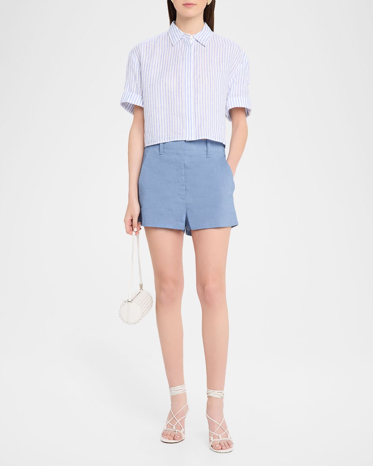 A.L.C. Liam Linen-Blend Trouser Shorts | Thumbnail 5 A.L.C. Liam Linen-Blend Trouser Shorts | Thumbnail 5