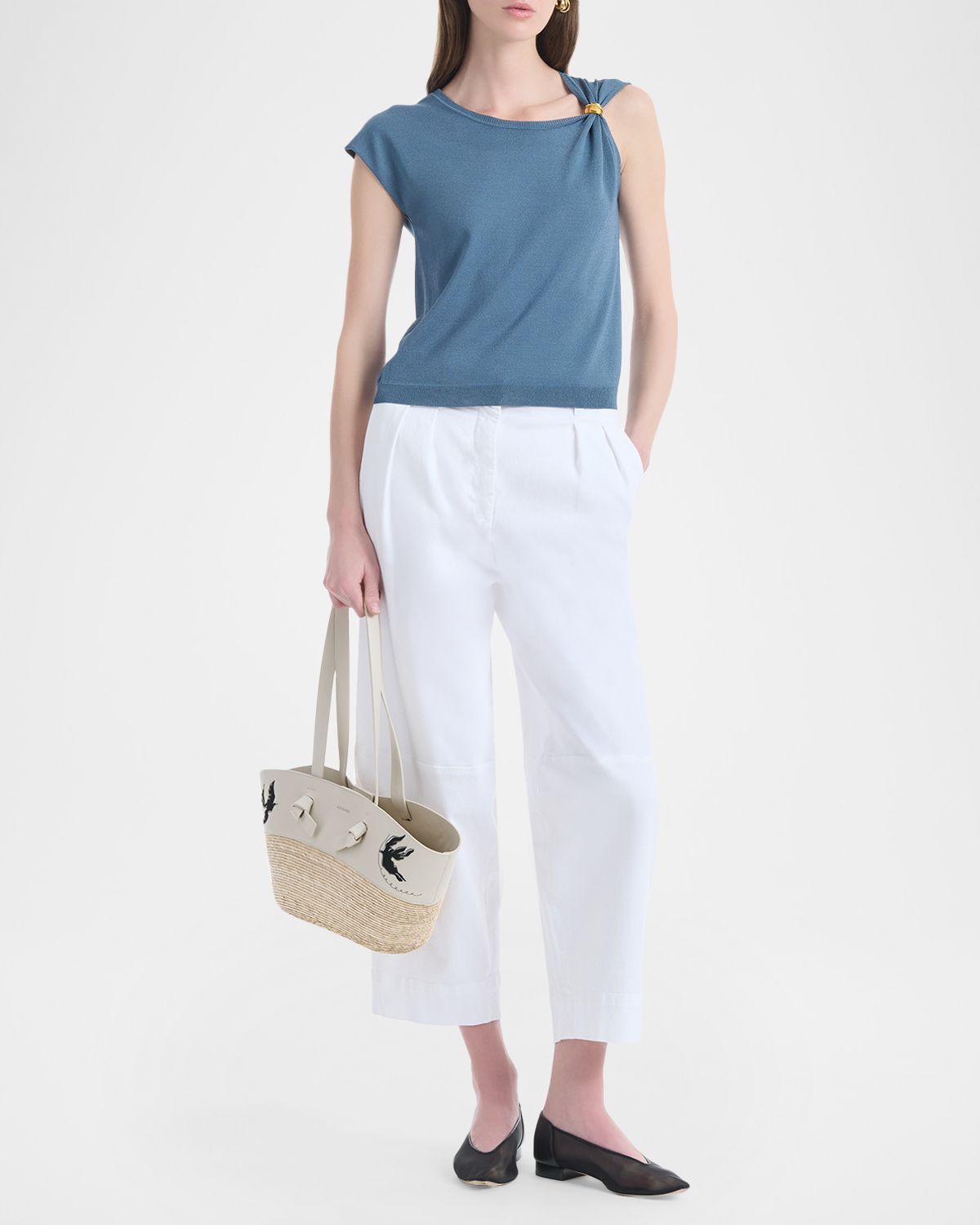 Altuzarra Rinaldi Knit Asymmetric Top