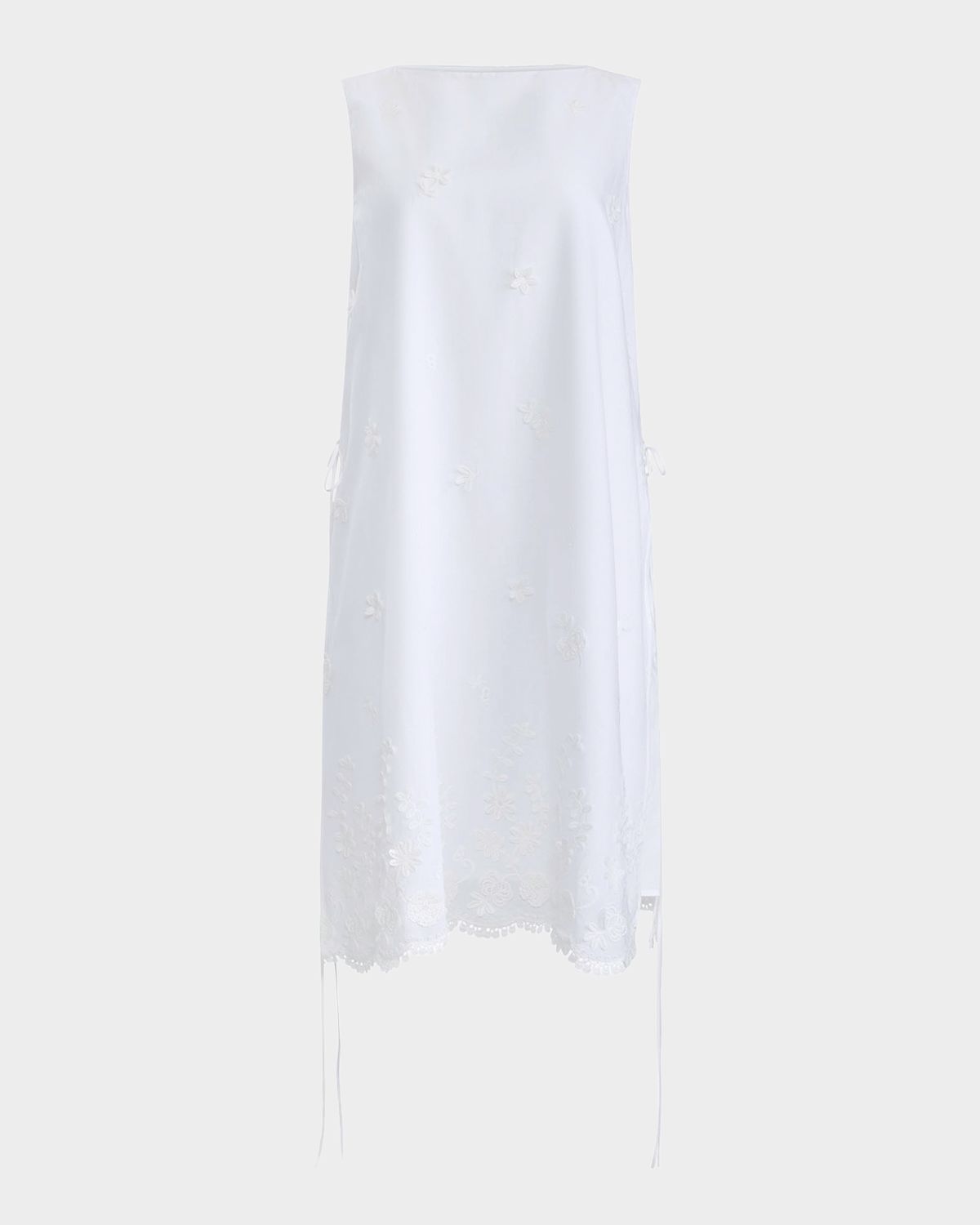 Altuzarra Frida Floral Crochet Sleeveless Shift Dress