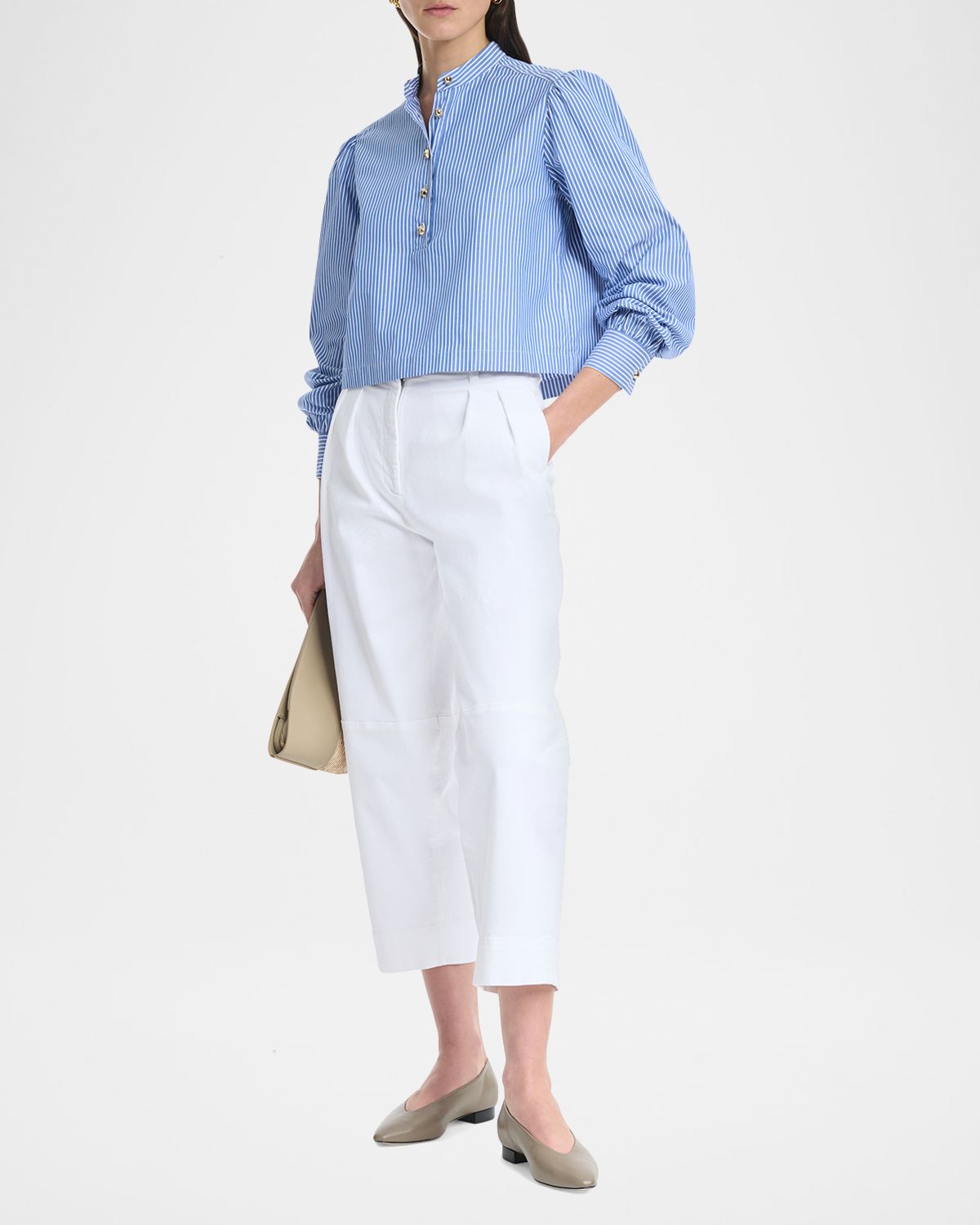 Altuzarra Margot Stripe Poplin Top | Thumbnail 5 Altuzarra Margot Stripe Poplin Top | Thumbnail 5