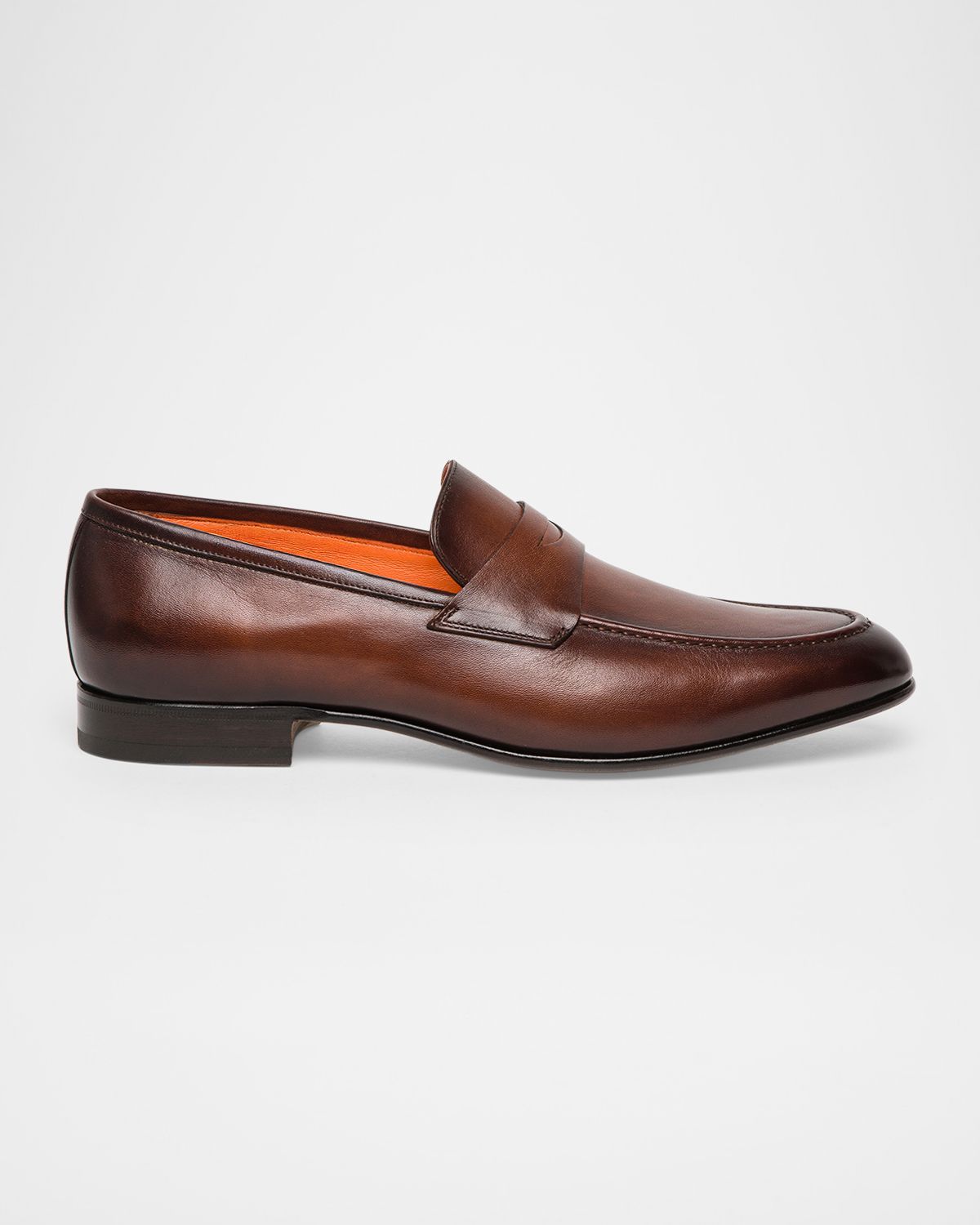 Santoni Men 's Darius Leather Penny Loafers
