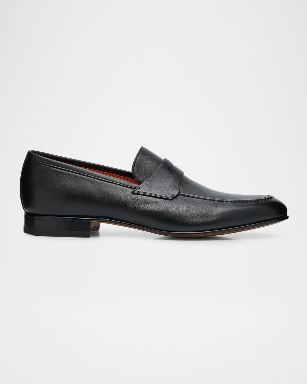 Santoni Men 's Darius Leather Penny Loafers