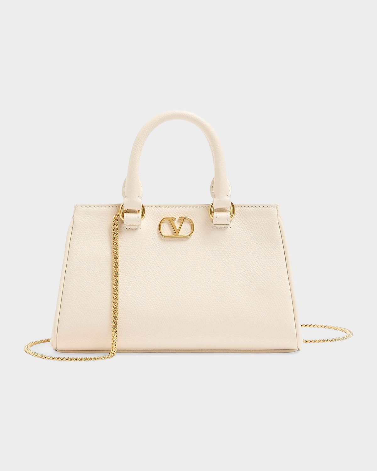 Valentino Garavani Mini VLogo Signature Leather Top Handle Bag | Thumbnail 6