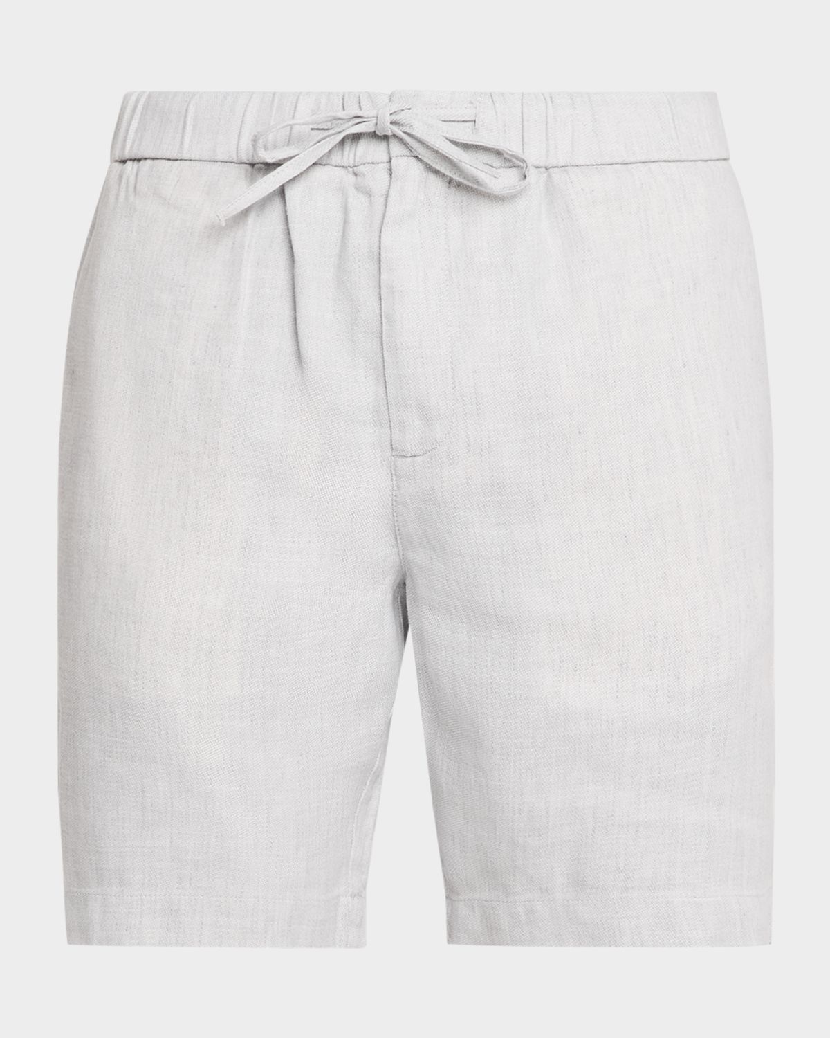 Frescobol Carioca Men 's Felipe Linen and Cotton Drawstring Shorts