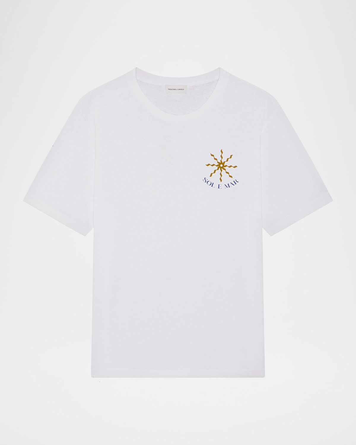 Frescobol Carioca Men 's Dinis Sol e Mar Cotton T-Shirt | Thumbnail 6 Frescobol Carioca Men 's Dinis Sol e Mar Cotton T-Shirt | Thumbnail 6