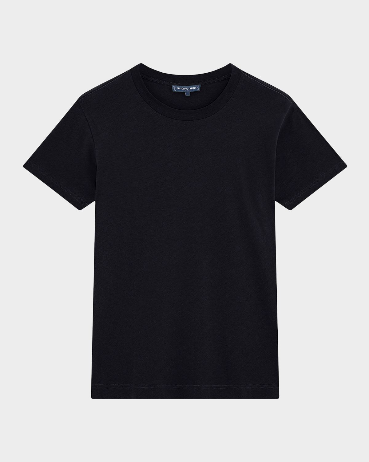 Frescobol Carioca Men 's Dinis Cotton and Linen Crewneck T-Shirt | Thumbnail 6 Frescobol Carioca Men 's Dinis Cotton and Linen Crewneck T-Shirt | Thumbnail 6
