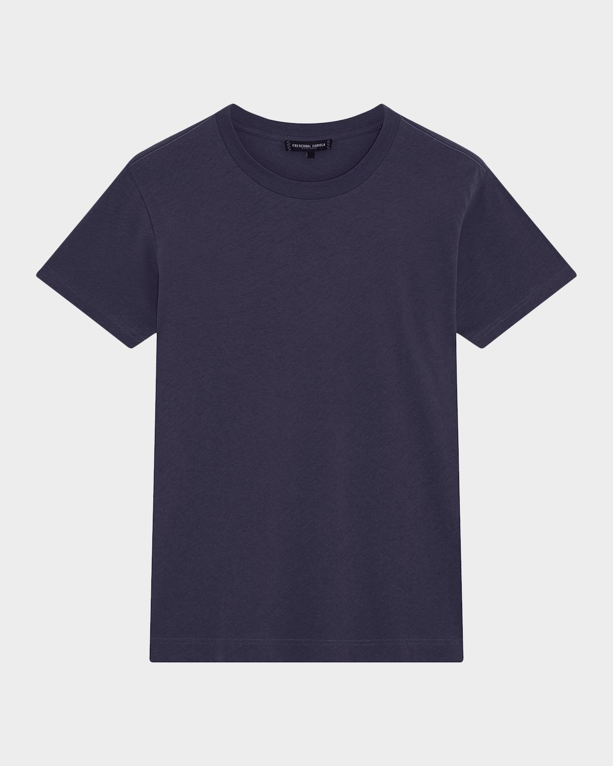 Frescobol Carioca Men 's Dinis Cotton and Linen Crewneck T-Shirt | Thumbnail 6 Frescobol Carioca Men 's Dinis Cotton and Linen Crewneck T-Shirt | Thumbnail 6