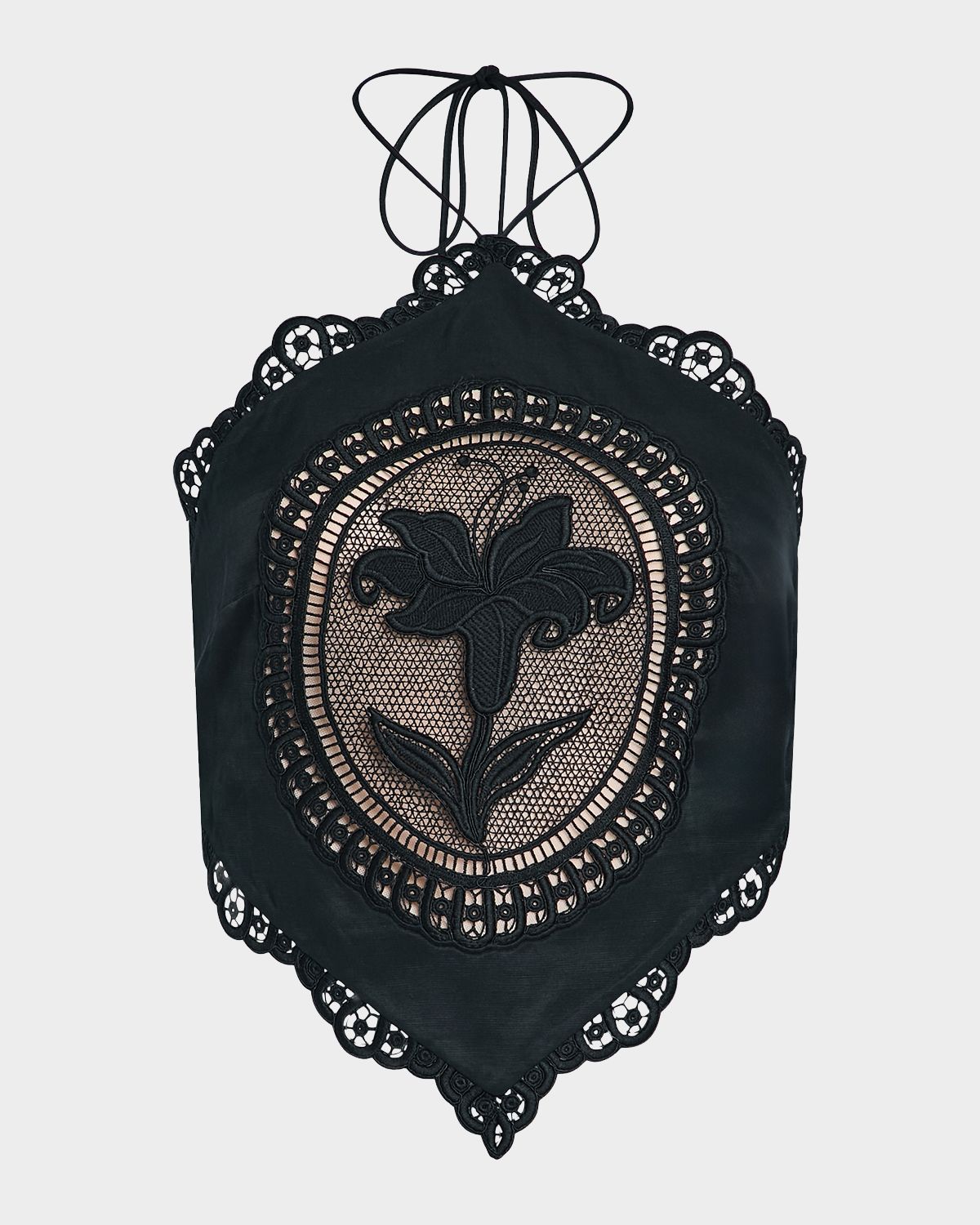 Retrofete Summer Embroidered Halter Top | Thumbnail 6 Retrofete Summer Embroidered Halter Top | Thumbnail 6