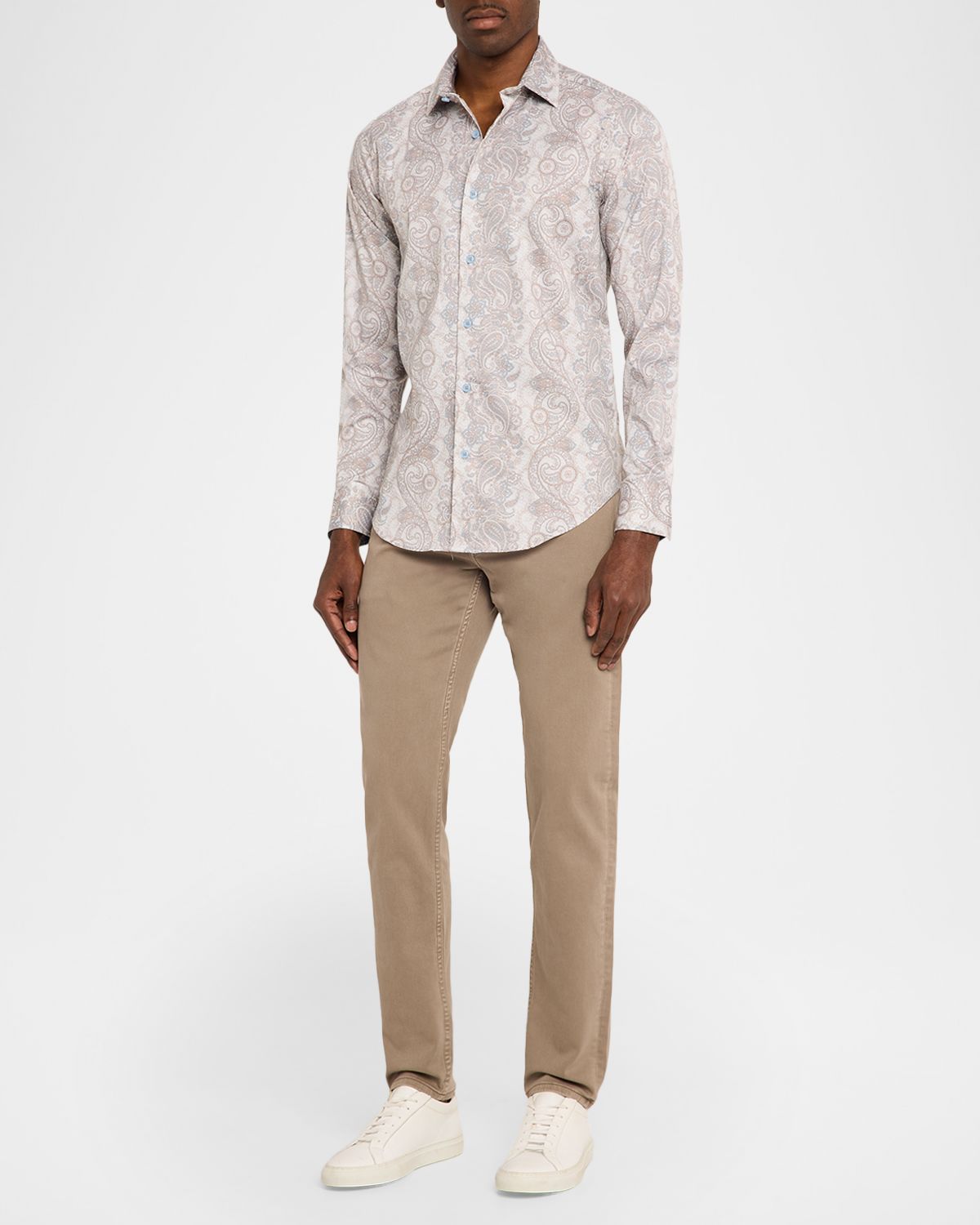 Robert Graham Men 's Auberry Stretch Paisley Sport Shirt