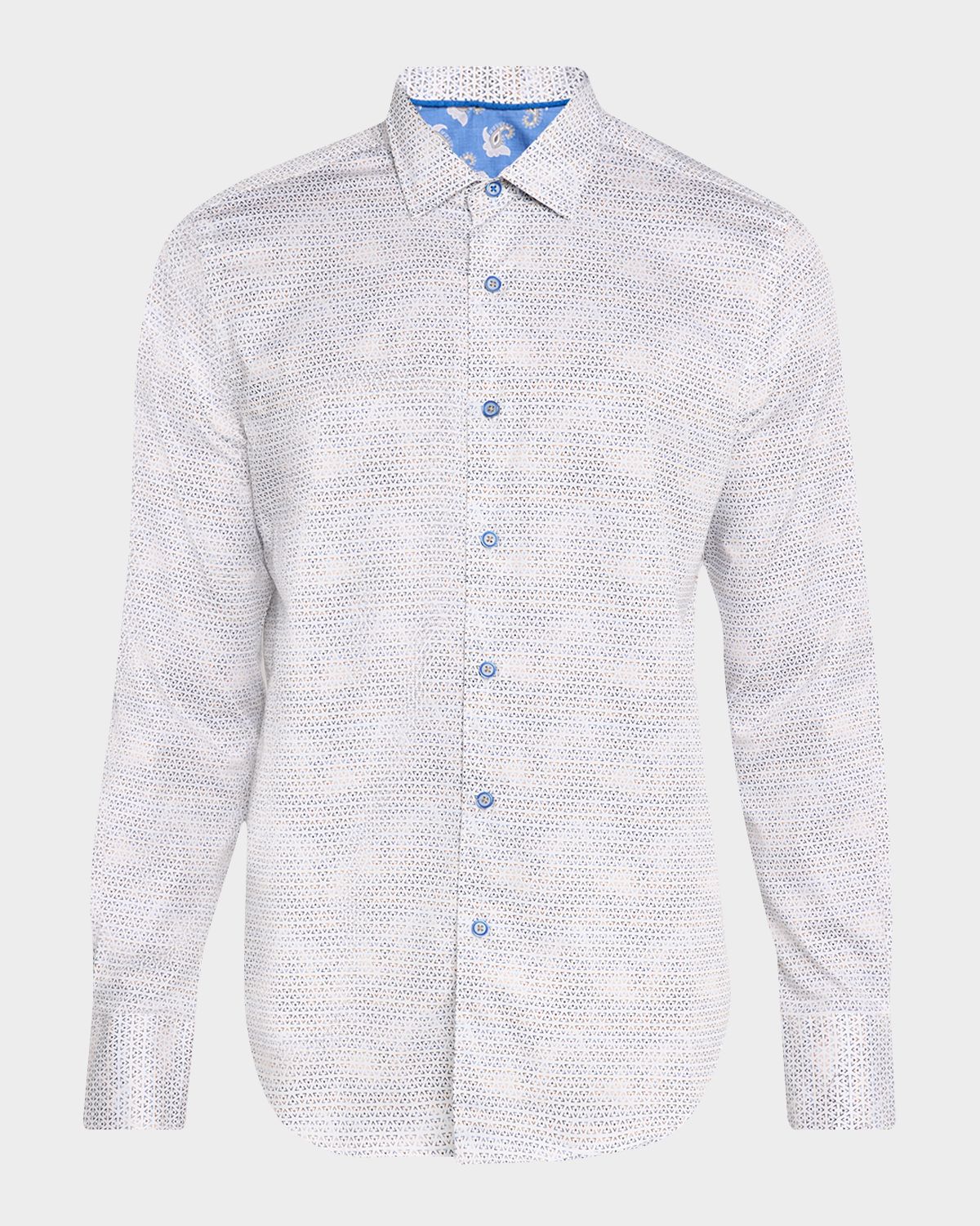 Robert Graham Men 's Akehurst Geometric Stretch Sport Shirt