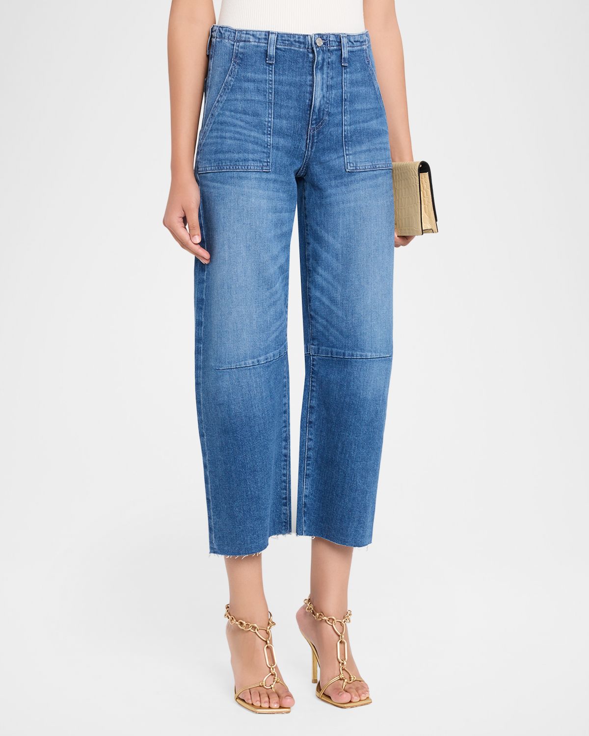 LE JEAN Utility Soft Barrel Jeans | Thumbnail 4 LE JEAN Utility Soft Barrel Jeans | Thumbnail 4