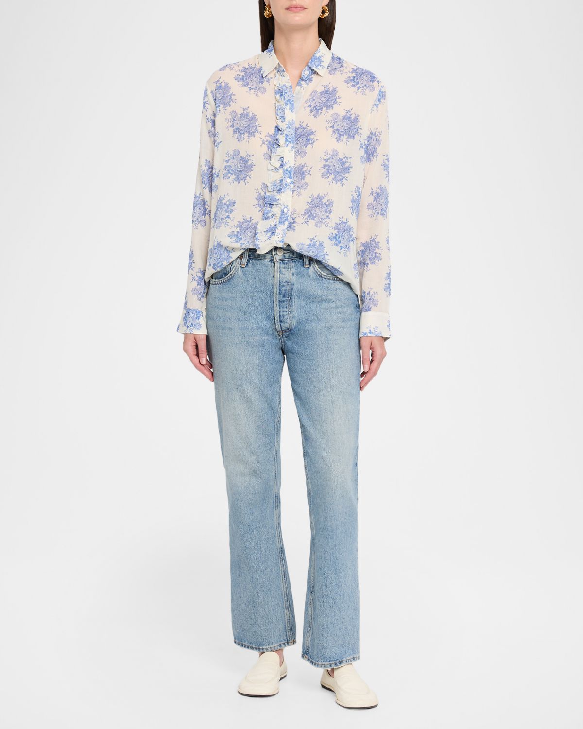 CISSA Waterfall Ruffle Placket Shirt | Thumbnail 2 CISSA Waterfall Ruffle Placket Shirt | Thumbnail 2