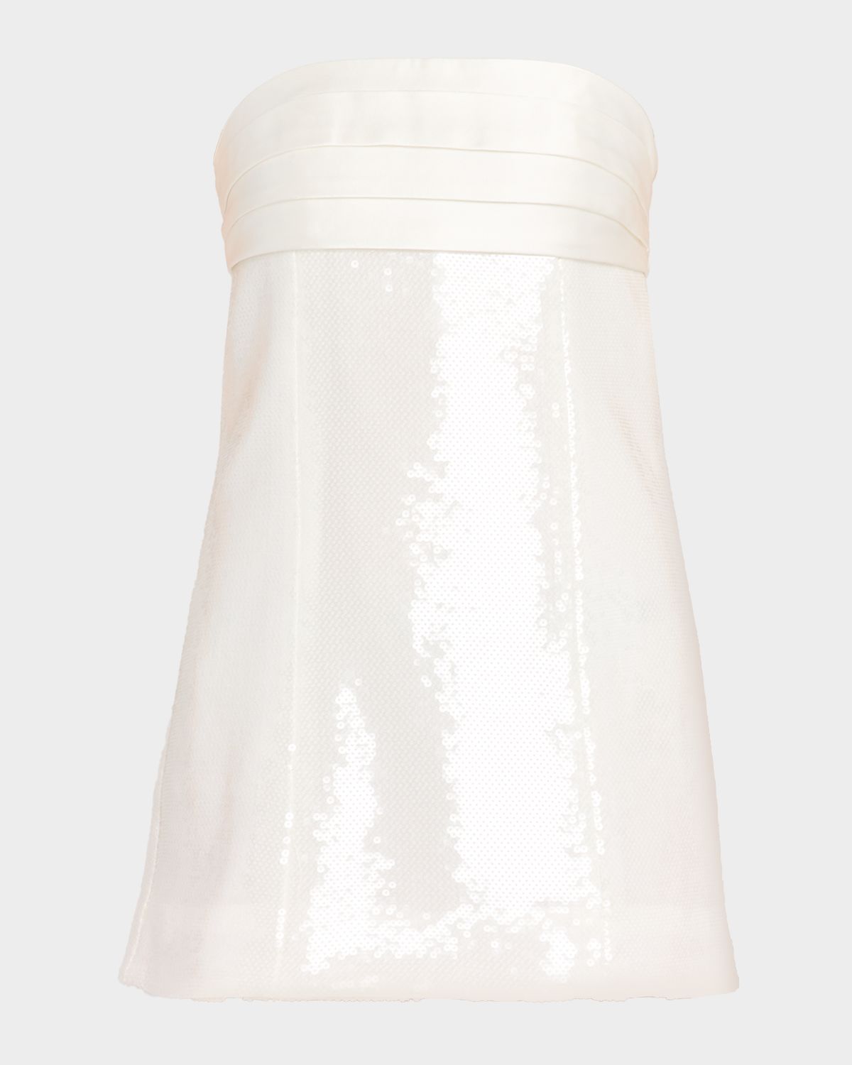 Retrofete Chentari Sequined Strapless Mini Dress
