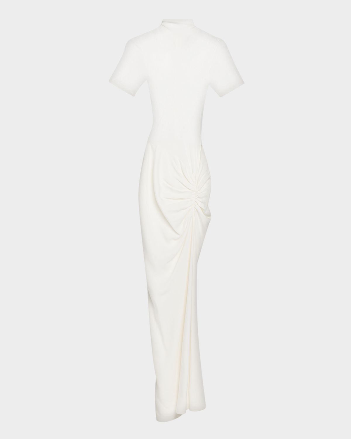 Christopher Esber Fushion Ruched Tee Gown