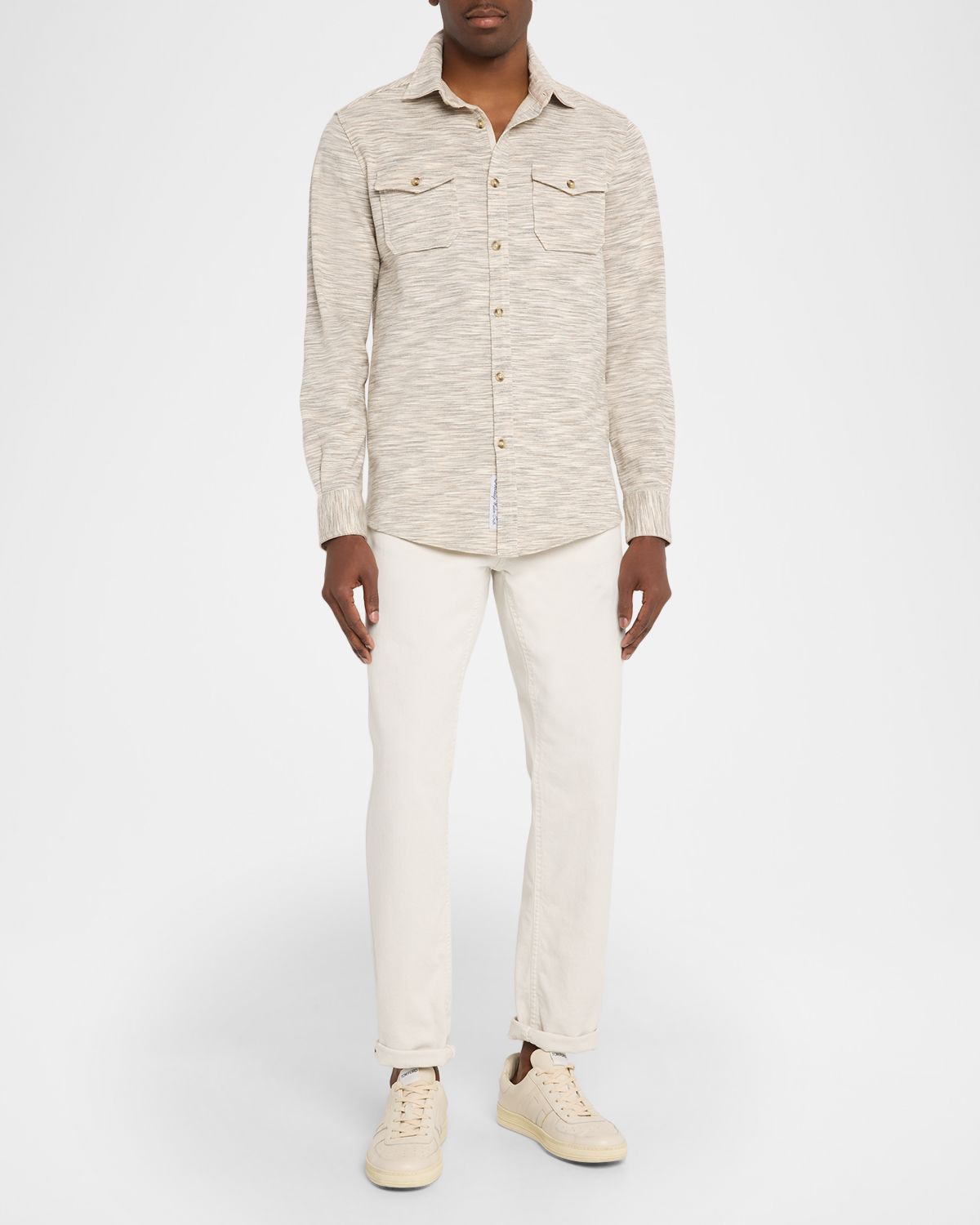 Robert Graham Men 's Storrs Knit Button-Down Shirt