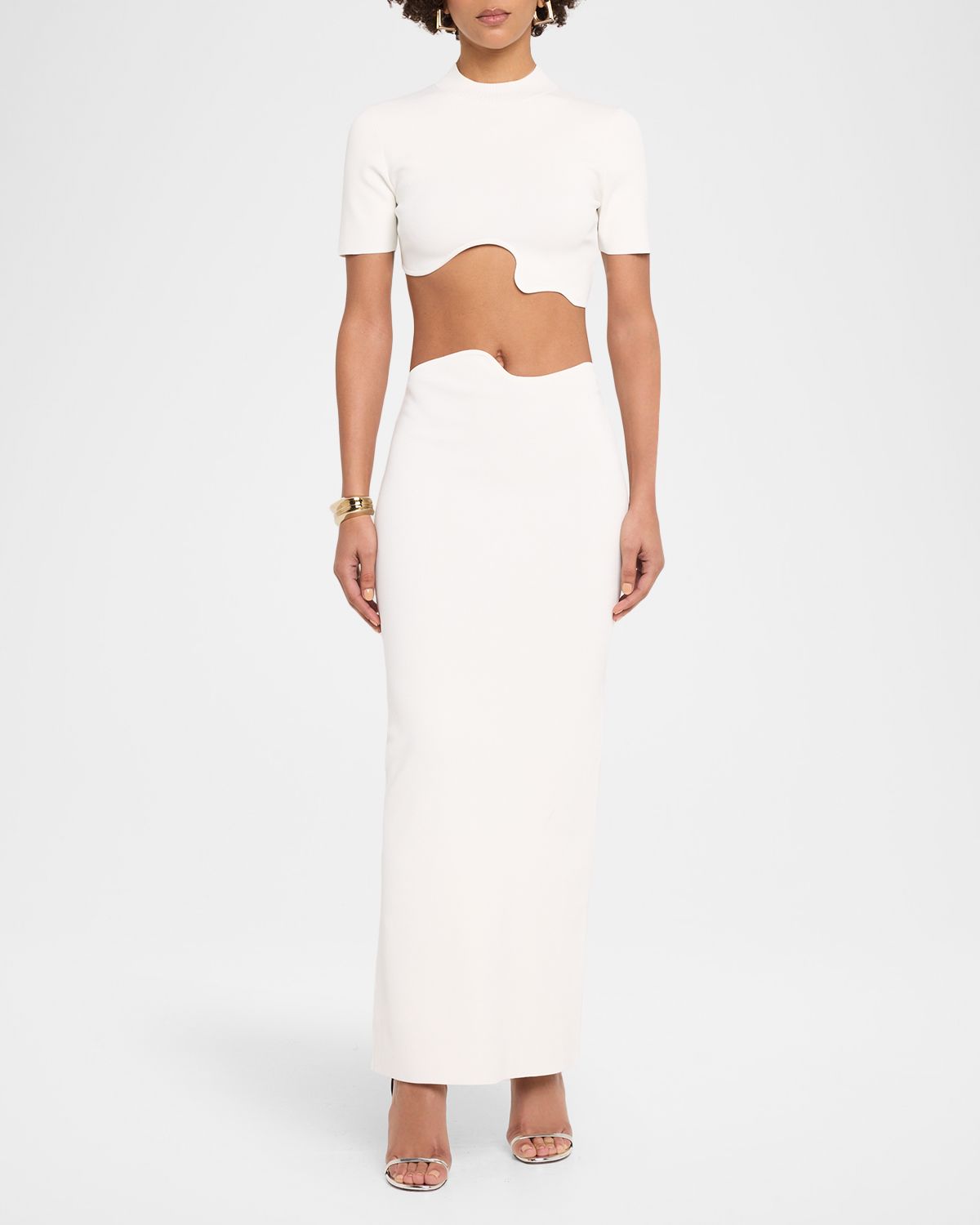 Christopher Esber Maparadita Column Skirt