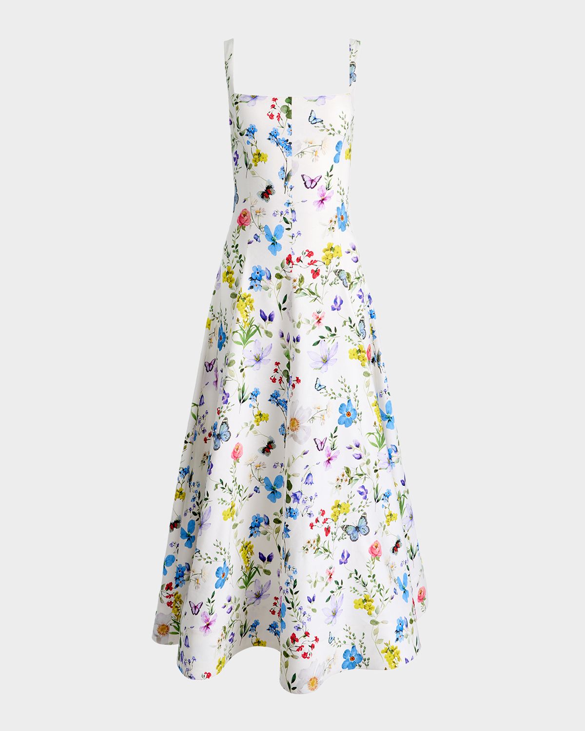 ALICE + OLIVIA Polly Flared Midi Dress