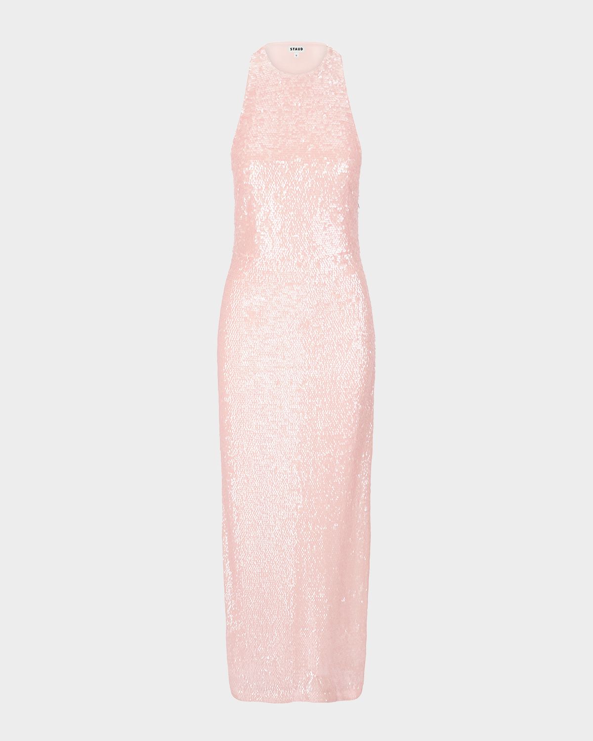 STAUD Bree Sequined Racerback Dress