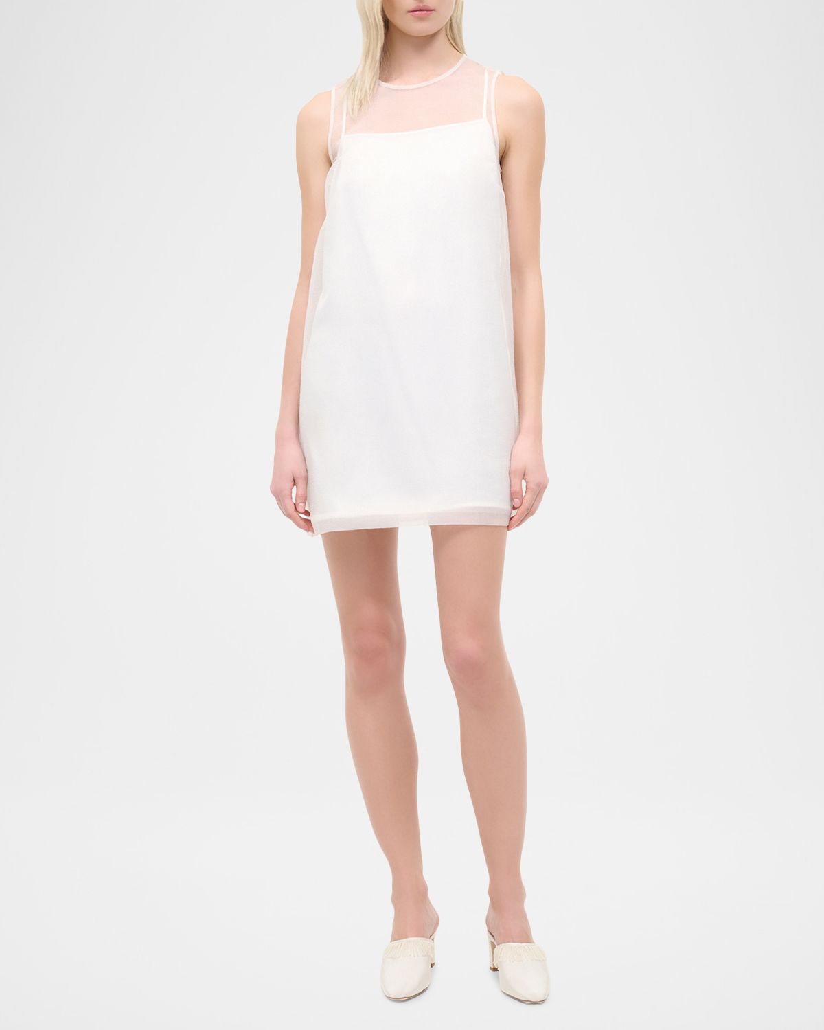 STAUD Brea Mini Dress