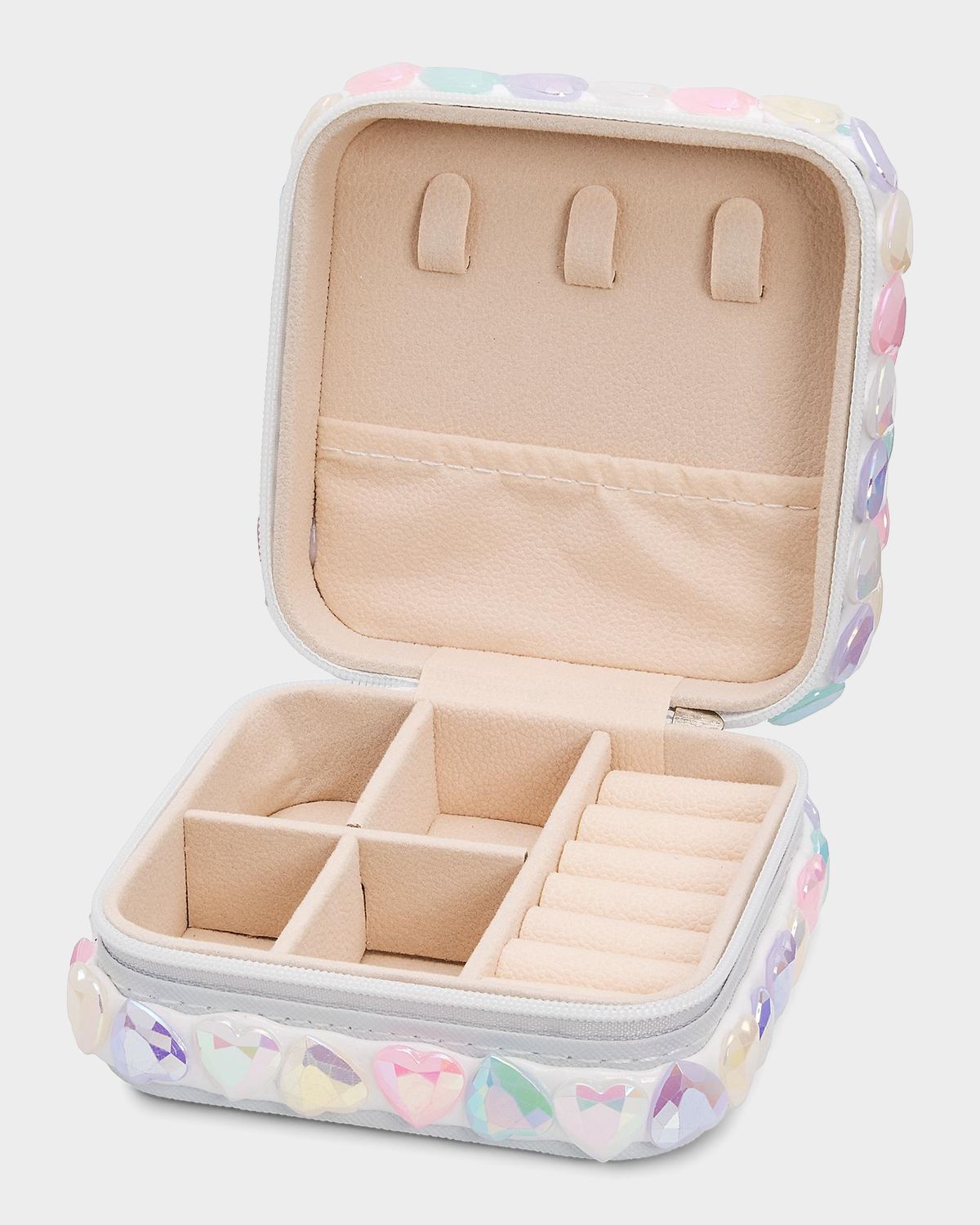 Bari Lynn Girl 's Heart Charm Jewelry Box